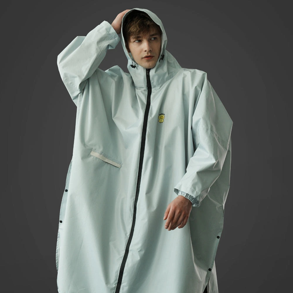 남자 우비 빅사이즈 여름 여행용 경량 성인 판초우의 솔직 리뷰 | 백팩 메고도 넉넉한 롱코트형 레인코트