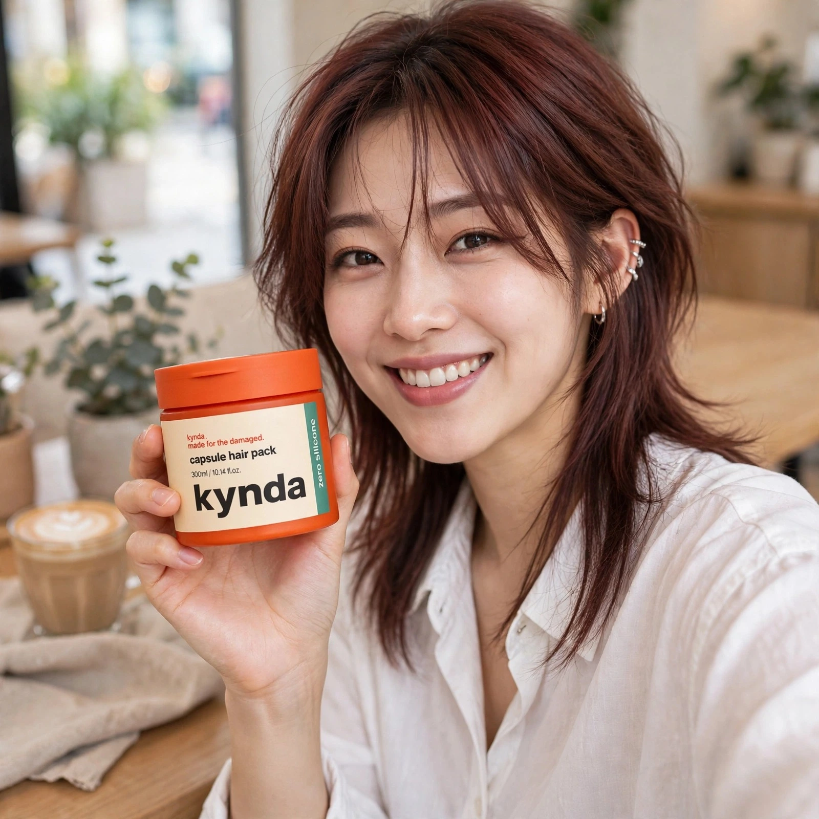 킨다 극손상모 단백질캡슐 물미역헤어팩 무실리콘 복구클리닉 미용실추천 300ml 실제 상품 이미지