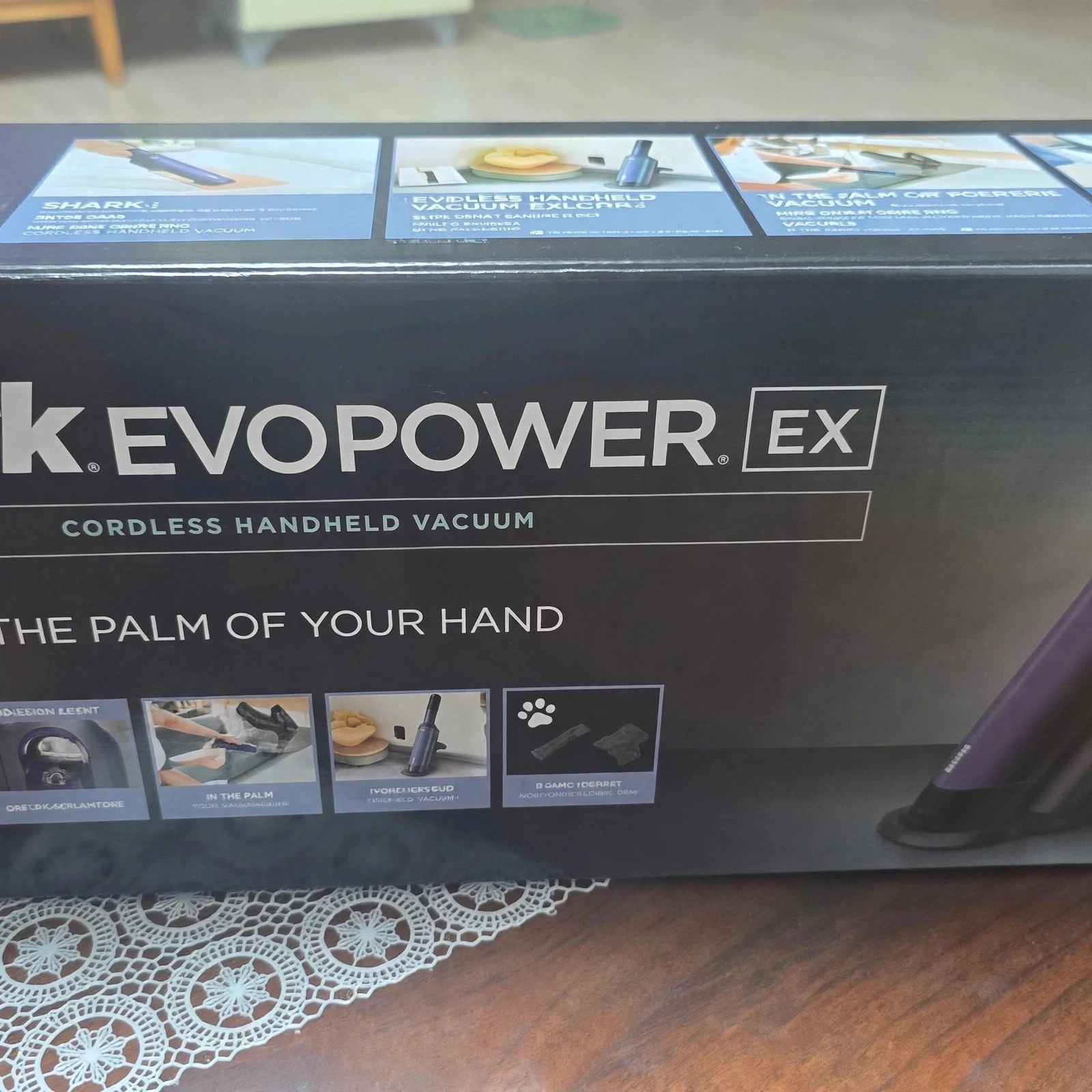 샤크 핸디청소기 에보파워 EX 무선 WV270KR 실제 상품 이미지
